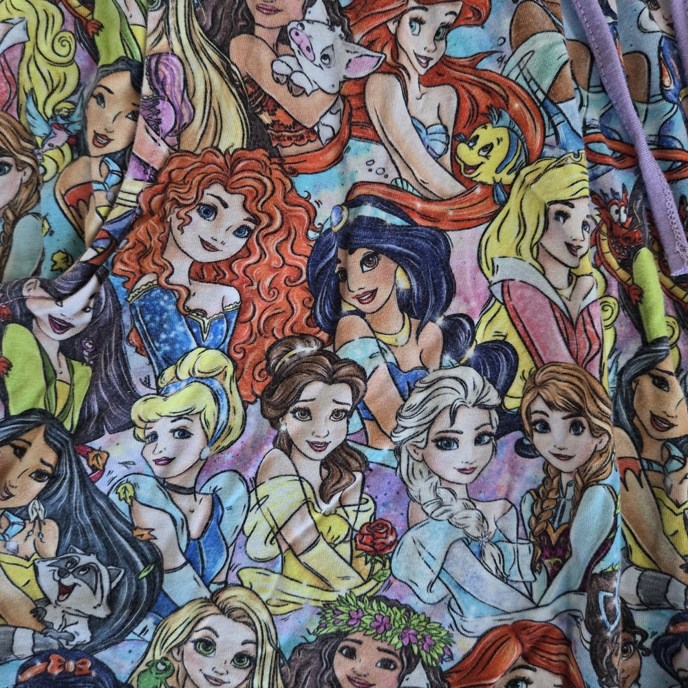 Colorful Disney Princess Bambo Shorts - Picture 2 of 2
